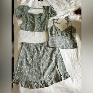 Abercrombie & Fitch Skirt Set Three Piece